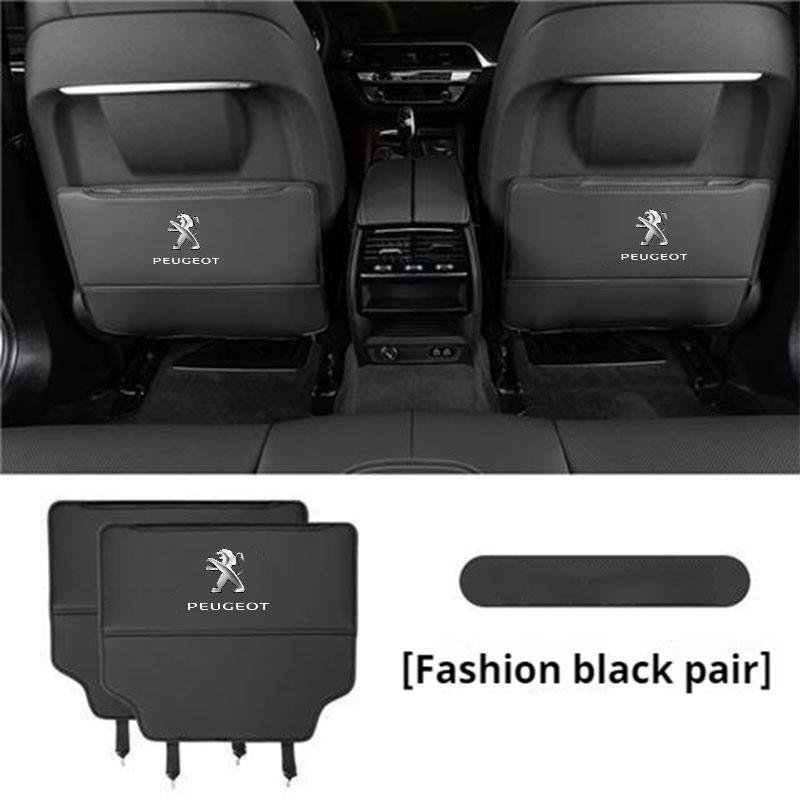 2pcs Car Seat Back Anti Child Kick Pad For Peugeot GT 5008 4008 3008 2008 308 508 Protector Mat Cover Auto Interior Accessories