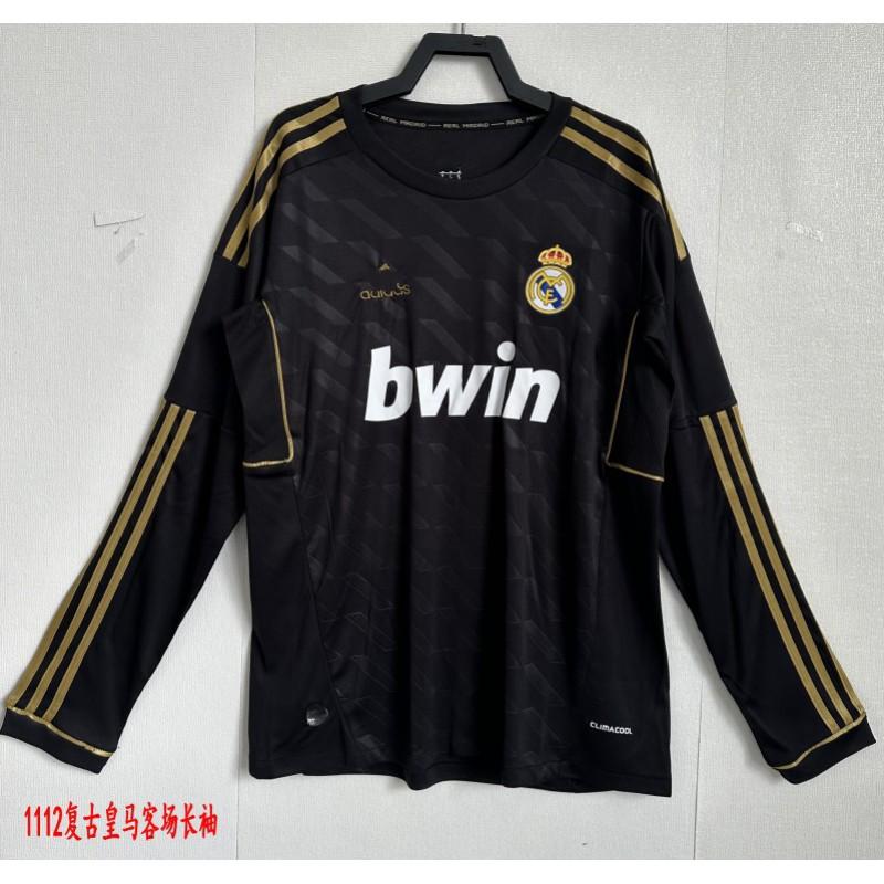 Vintage Long Sleeve Football Jersey Men Adult Retro Season Home Away Soccer Shirt