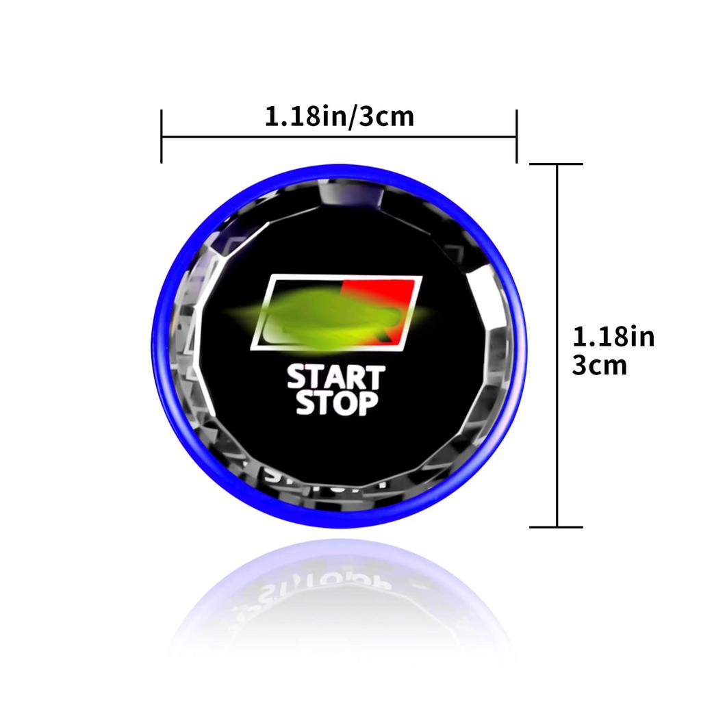 KUNGKIC Новая Toyota GR86ZN8 Применимая [Кристальная обработка поверхности] Кнопка запуска двигателя 20212022 Совместимая крышка кнопки питания Пользовательская деталь интерьера