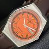 АВТОМАТИЧЕСКИЕ ВИНТАЖНЫЕ ЧАСЫ SEIKO 5 ЯПОНИЯ 6309A МУЖСКИЕ С ЦИФЕРБЛАТОМ ОРАНЖЕВОГО ЦВЕТА a702720-1 R210-a702720
