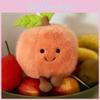 Jellycat Pink Peach Plush Toy Cute Stuffed Doll Bag Pendant Gift Decoration