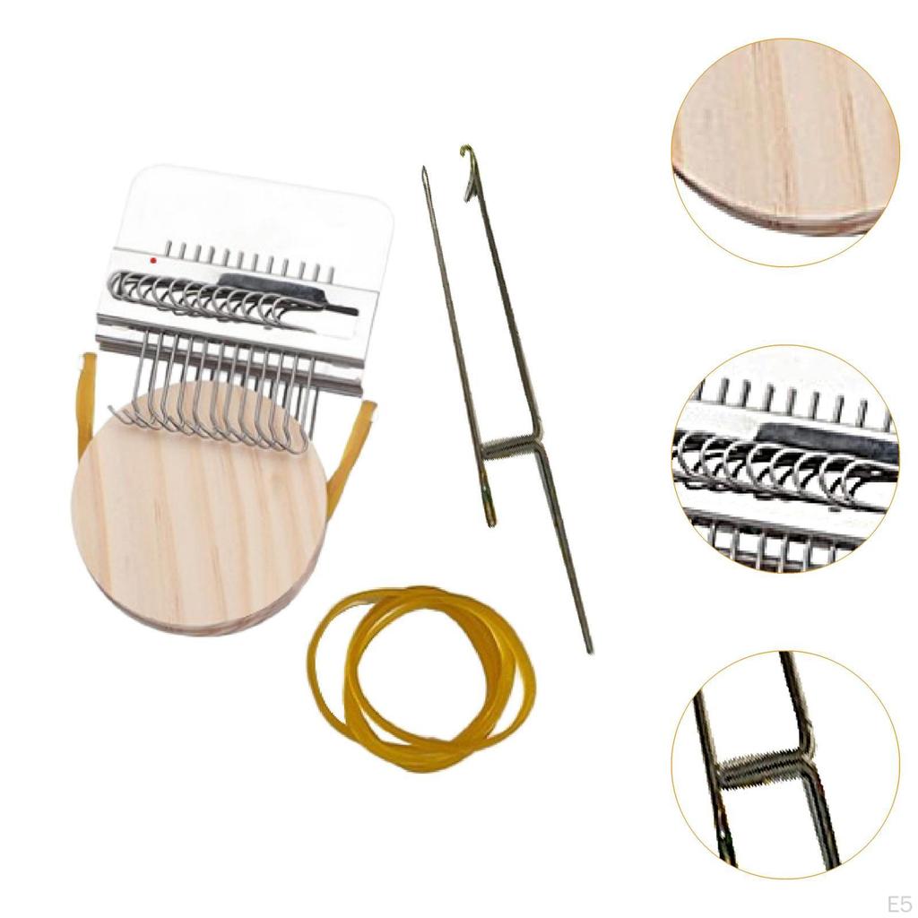 Compact Weaving Loom, Repair Tool for DIY Clothing Projects