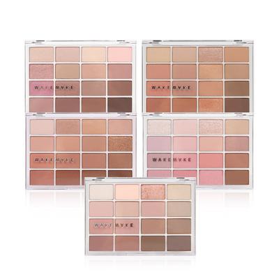 Палитра теней для век WAKEMAKE Soft Blurring Eye Palette AD, 16 шариков, 14 г, розовый, коралловый, бежевый, светло-розовый, нет. 15 Кость темная размытость, 1 шт.