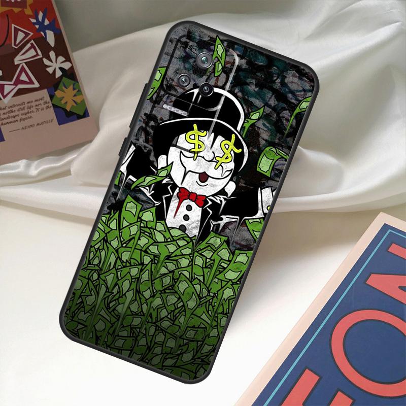 Dollar M-Monopolys Case For Xiaomi 13 14 Ultra 11T 12T 13T Pro 12 Lite POCO X6 M6 Pro X3 X4 X5 M5s F3 F5 Cover