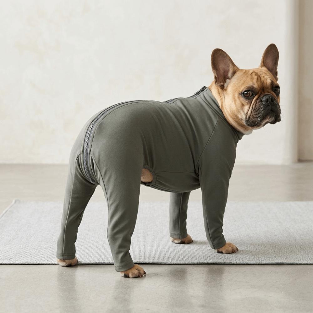 Breathable Dog Recovery Suit Elastic Full Coverage Dog Clothes Dog Anti-shedding Suit Daily Wear