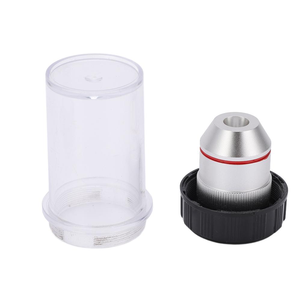 2x 195 Achromatic Objectives Low Magnification RMS Thread 20.2mm for Biological Microscope