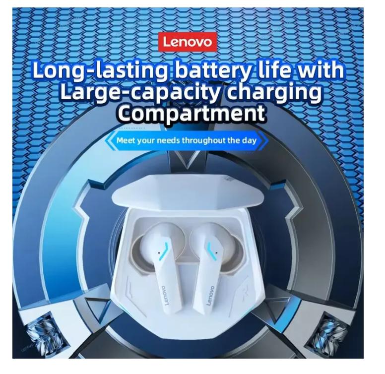 Choice Lenovo GM2 Pro Earphone Bluetooth 5.3 Headphones with Mic 9D Stereo Pro 6 Earbuds Dual Modes Music Game Wireless Headset