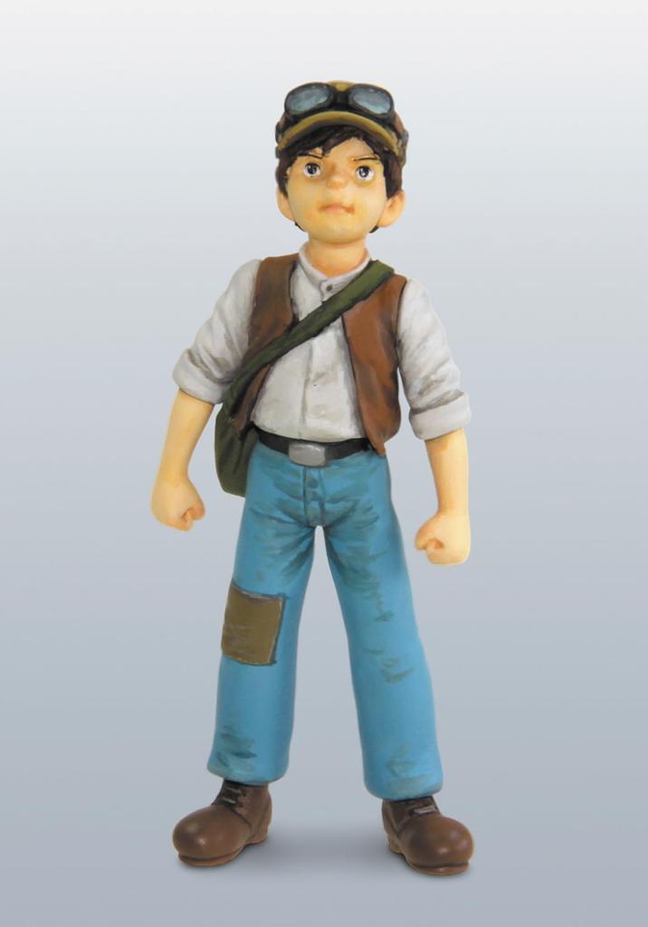 FineMolds Лапута Замок в небе Робот Солдат Масштаб Масштаб Пазу Неокрашенная Фигурка Пластиковая Модель FG4 (Боевая версия) 1/20 (То же самое включено)