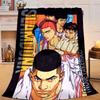 1PC Anime Basketball Heroes Flannel Blanket Gift, Suitable for Both Men And Women, Soft Ideal for Beds And Sofa, Birthday Or Christmas Gift
