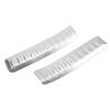 2pcs Car Rear Bumper Boot Inner Guard Plate White Stainless Steel Replacement for Fit 2020?2021