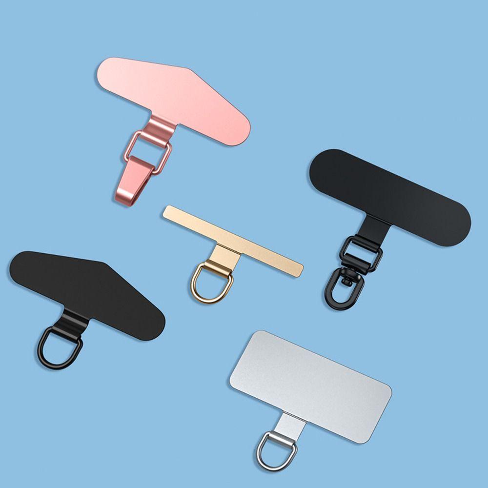 Ультратонкий клип для шнурка телефона, патч, клип для чехла из нержавеющей стали для мобильного телефона