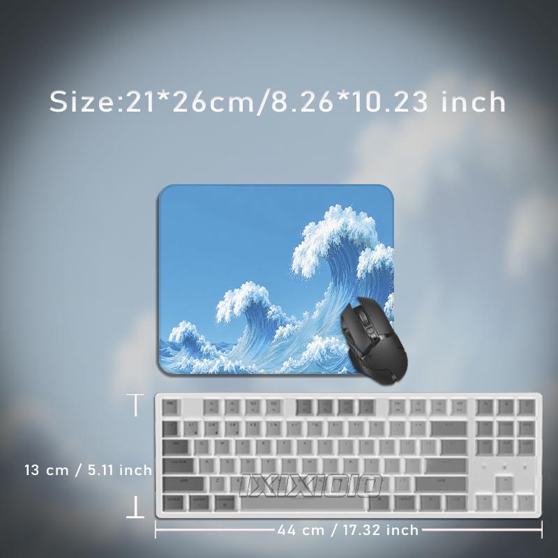 Mouse Pad Blue Sky White Wave Gamer XL Large New Mousepad XXL Desk Mats Office Soft Natural Rubber Laptop Desktop Mouse Pad