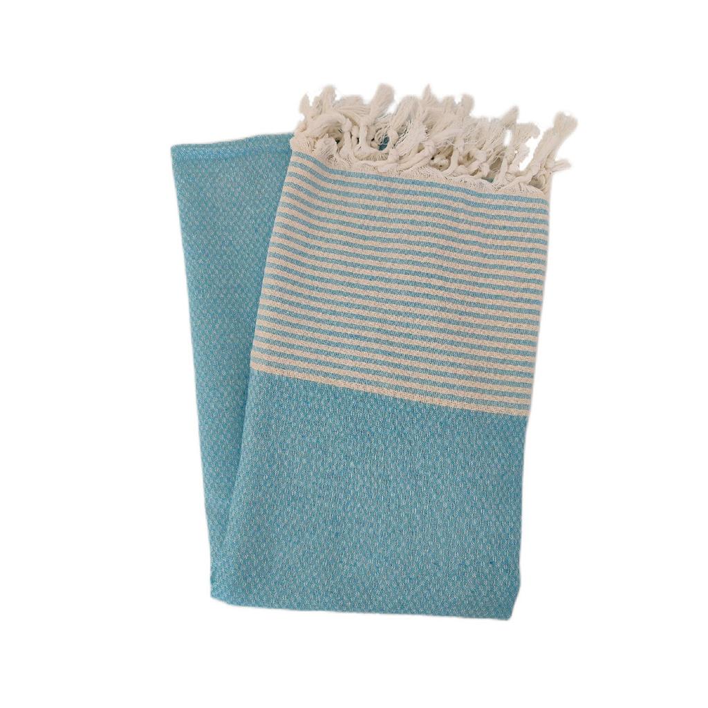 Пештемаль, 100% хлопок, темно-синий клетчатый узор, пляжное полотенце, банное полотенце