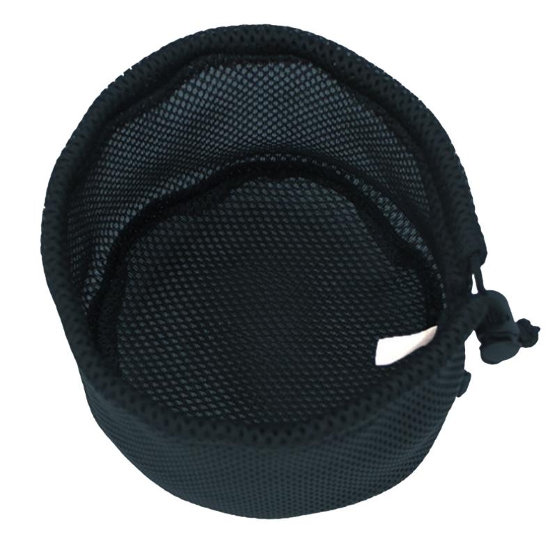 Многоцелевой мешок на шнурке, уличный, для хранения котелков для кемпинга, черный нейлоновый сетчатый мешок, органайзеры для посуды, простой в использовании