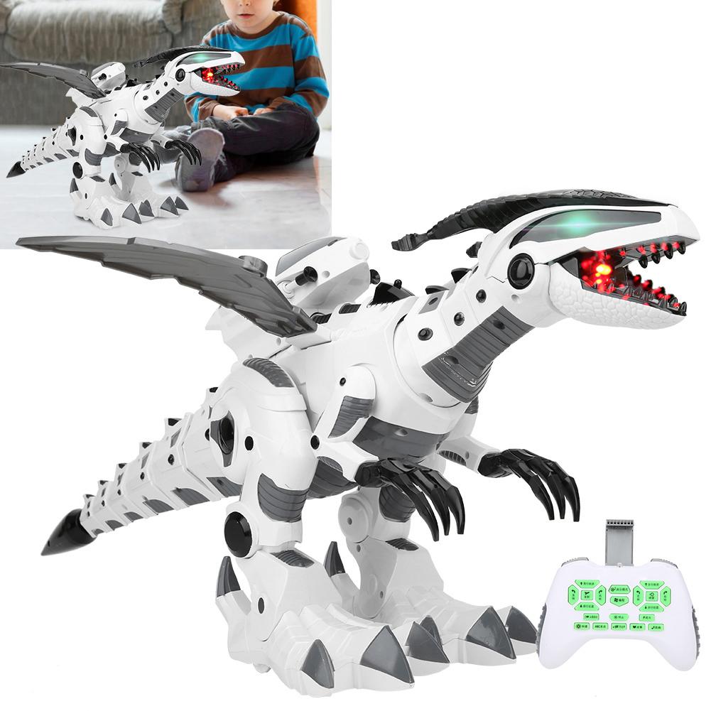 RC Dinosaur Robot Toy Программируемый интерактивный пульт дистанционного управления Dinosaur ModelWhite