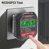 Универсальный RCD GFCI Тестирование Полярности Фазовый Контроль Заземления Вилки US EU Нейтральный Провод Тестер Розетки Переменного Тока Детектор Тестирование Напряжения 90-250 В