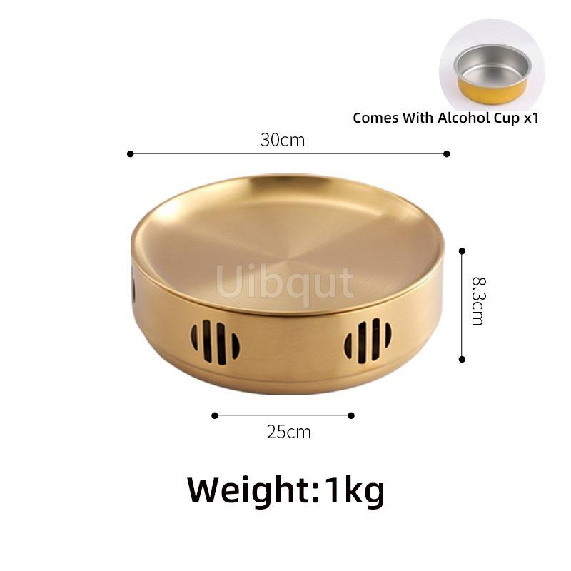 Barbecue Warming Stove Hot Skewer Magic Tool Commercial Dry Pot Stove Non Stick Barbecue Heater Alcohol Candle Heater Roasting