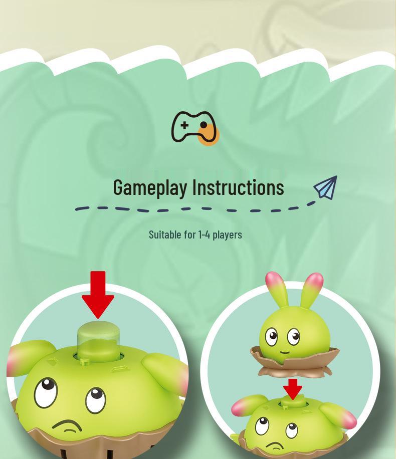 Настоящие растения против. Зомби Двойной Кролик Редис Игрушка-каталка - Новинка Интерактивный Розыгрыш для Мальчиков