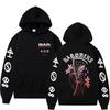 Bad Omens The Concrete Forever Tour Hooded Unisex Harajuku Hip Hop Gothic Sweatshirt Men Casual Oversized Hoodie Streetwear