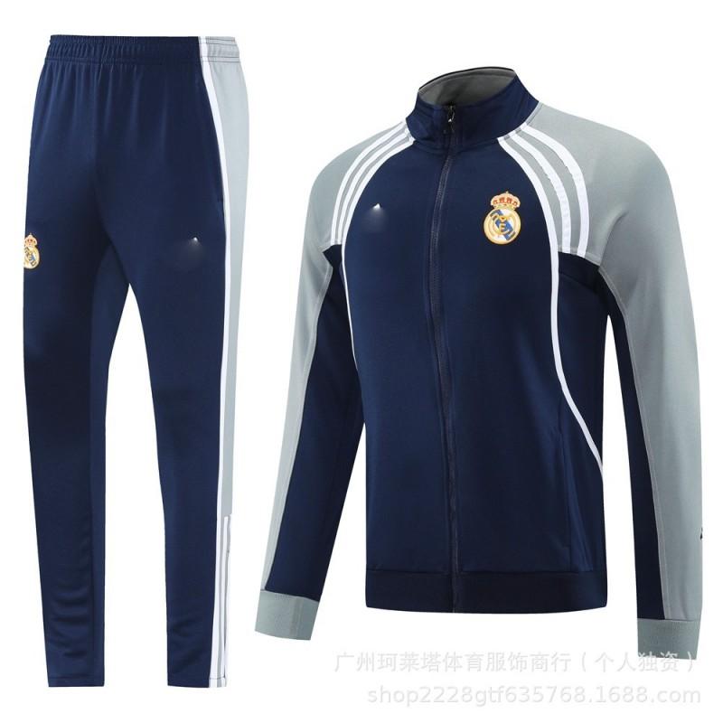 2025 Winter Long Zip Training Jacket Men Football Fans