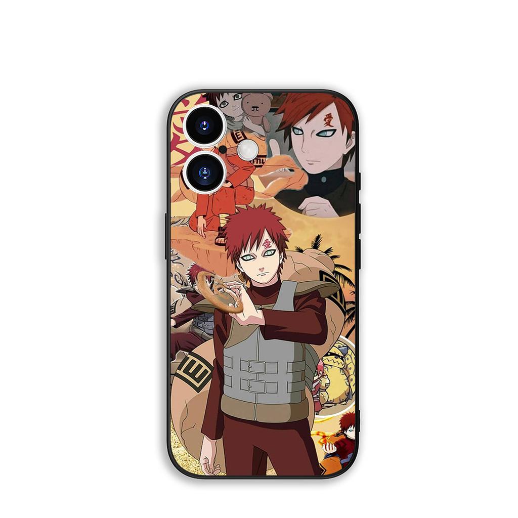 for Apple iPhone 16 15 14 Plus 13 12 Mini 17 Pro Max + 16E Air 16+ ProMax Phone Cover Case Cartoon Gaara Narutos Wallpaper