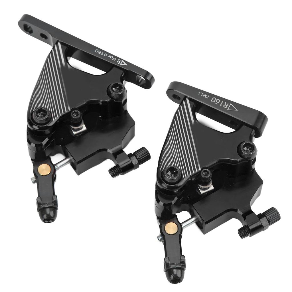 1 Pair Bicycle Hydraulic Disc Brakes Aluminum Alloy Front Rear Line Pulling Hydraulic Disc Brake