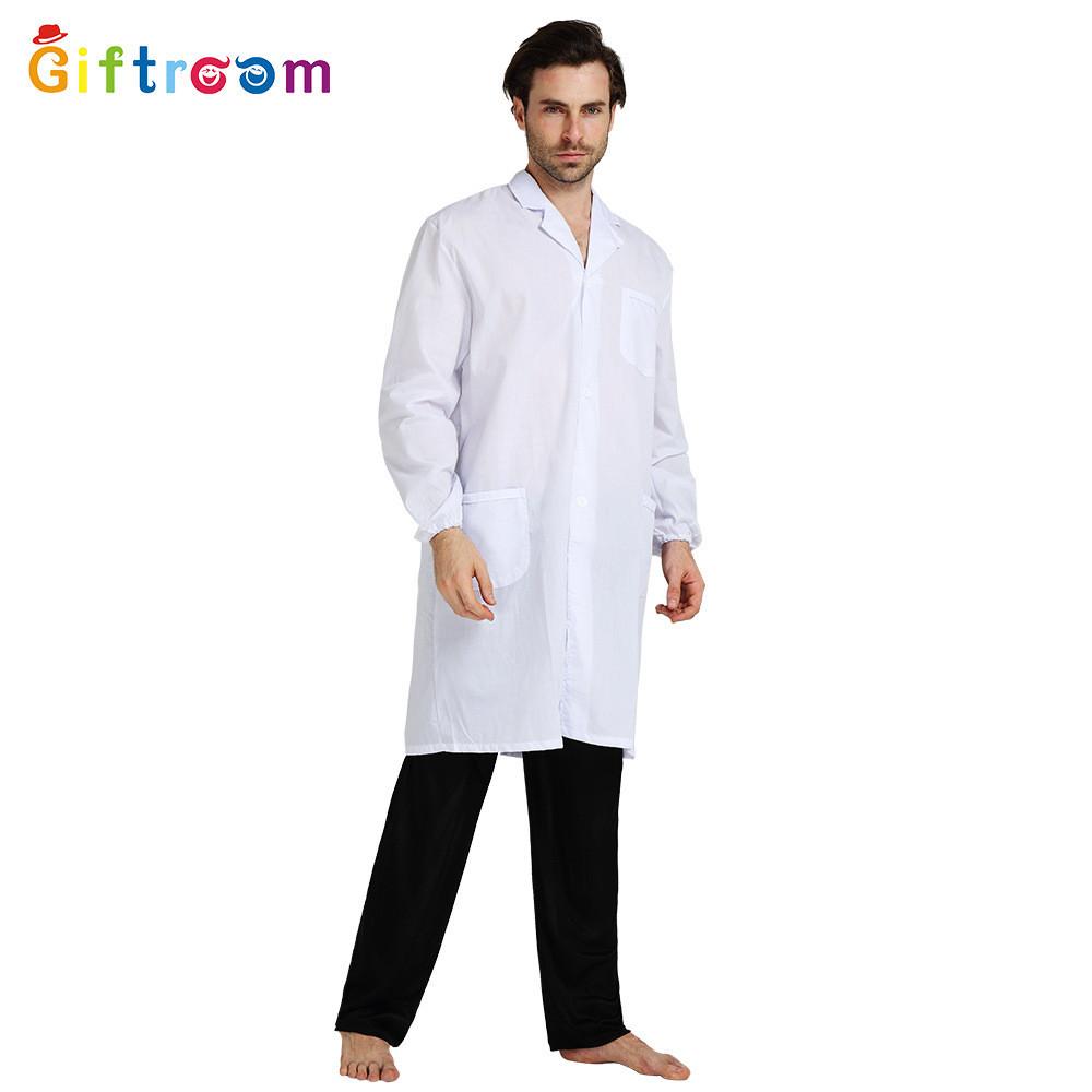 Mens Doctor Stylish Costume For Halloween Parties Featuring Polyester Fabric Perfect For Events Cosplay
