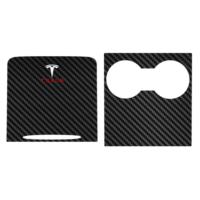 ymbfz0 Center console panel sticker For Tesla Model 3 Y 2021 2022 Central control cover car interior accessories