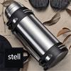 WTEMPO 1.2/1.6/2/3/4L Stainless Steel Thermal Insulation Pot Outdoor Sports Large Capacity Kettle Coffee Tea Water Bottle