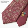 Disney Winnie the Pooh Calligraphy Tie D50026 Perfect for Business or One Size Fits All Red, Casual, Gift,