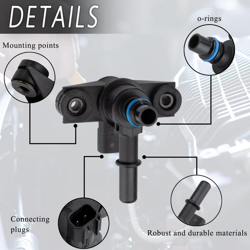 Steam Canister Purge Valve Solenoid for Ford Mustang Explorer Edge Raptor Taurus Flex Lincoln Continental Mercury Replacement 911-222 AU5Z-9C915-B