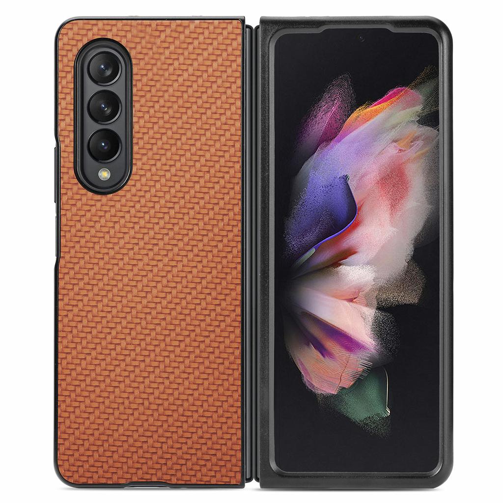 Тонкий модный удобный складной чехол для Samsung Galaxy Z Fold4 Fold 4 Fold3 5g Fold2 Fold 3 2 противоударный чехол из углеродного волокна