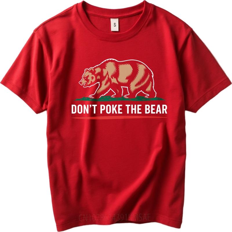 tshirt male Workout Unisex short sleeve tshirt Brand Dont Poke The Bear Bear Graphic Classic Women tees Graphic Workout tops