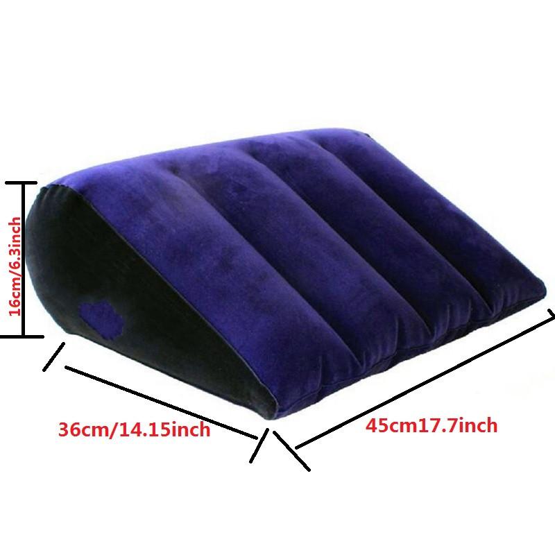 Portable Triangle Inflatable Pillow for Women Adjust Position Cushion Female Relax Inflatable Magic Wedge Pillow Triangle Cushio