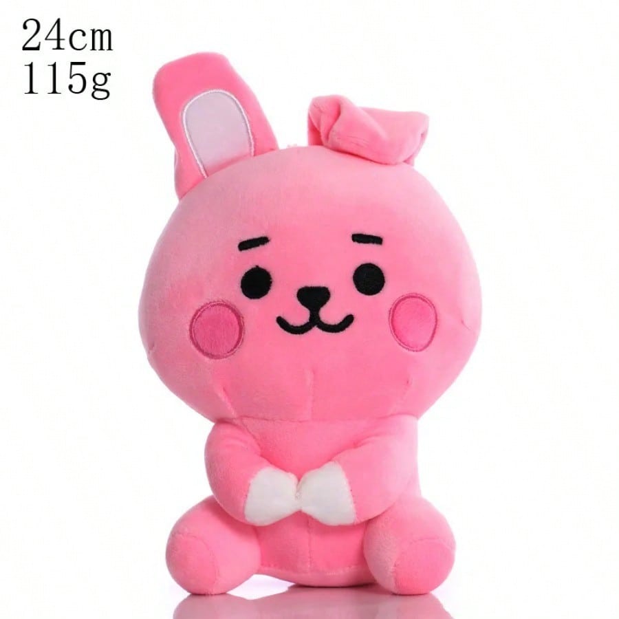 LINE FRIENDS BT21 Kpop Аниме 10–24 См Мультяшная Плюшевая Игрушка Рюкзак: Милая кукла в корейском стиле — Идеально подходит для Рождества и дней рождения