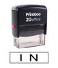 Printtoo Custom Stamp IN Self Inking Office Стационарный резиновый штамп-черный