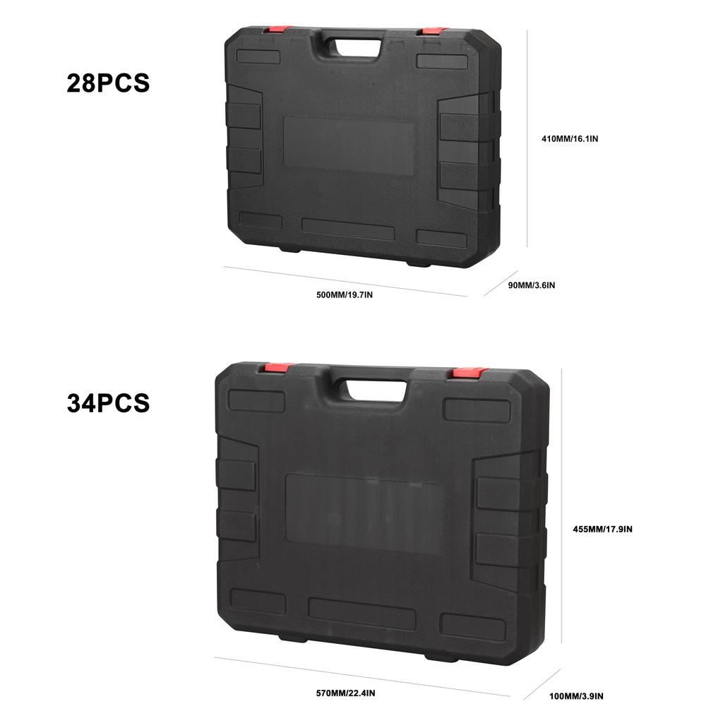 34-Piece Universal Radiator Pressure Tester Kit Automotive Vacuum Cooling Sytem Refill Kit Leak