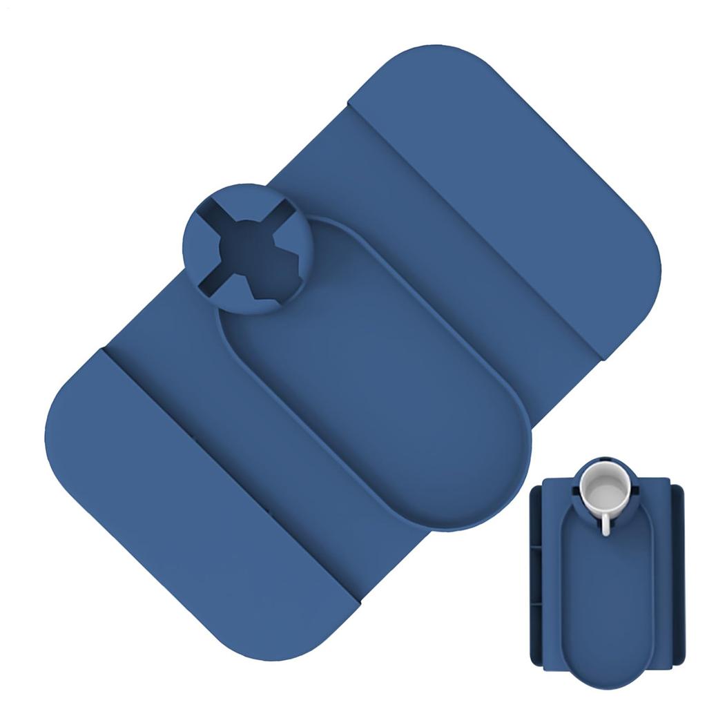 Силиконовый подстаканник для дивана, Непроливающийся, Нескользящий подлокотник для дивана, Грязеотталкивающий силиконовый подлокотник для дивана, Многофункциональный съемный органайзер для закусок и напитков