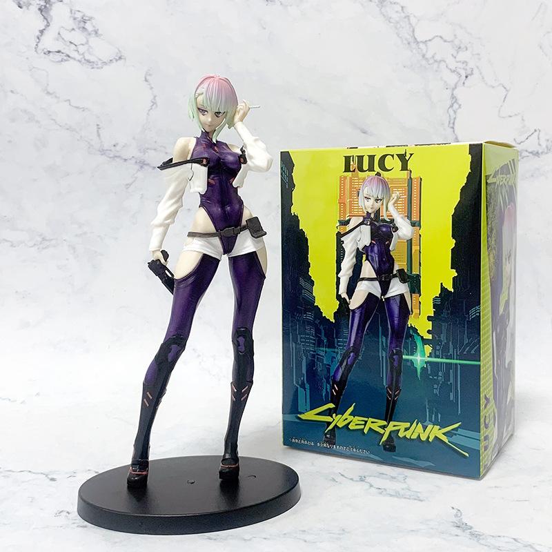 Cyberpunk Lucy Rebecca David Martinez Johnny Silverhand Action Figure Toys