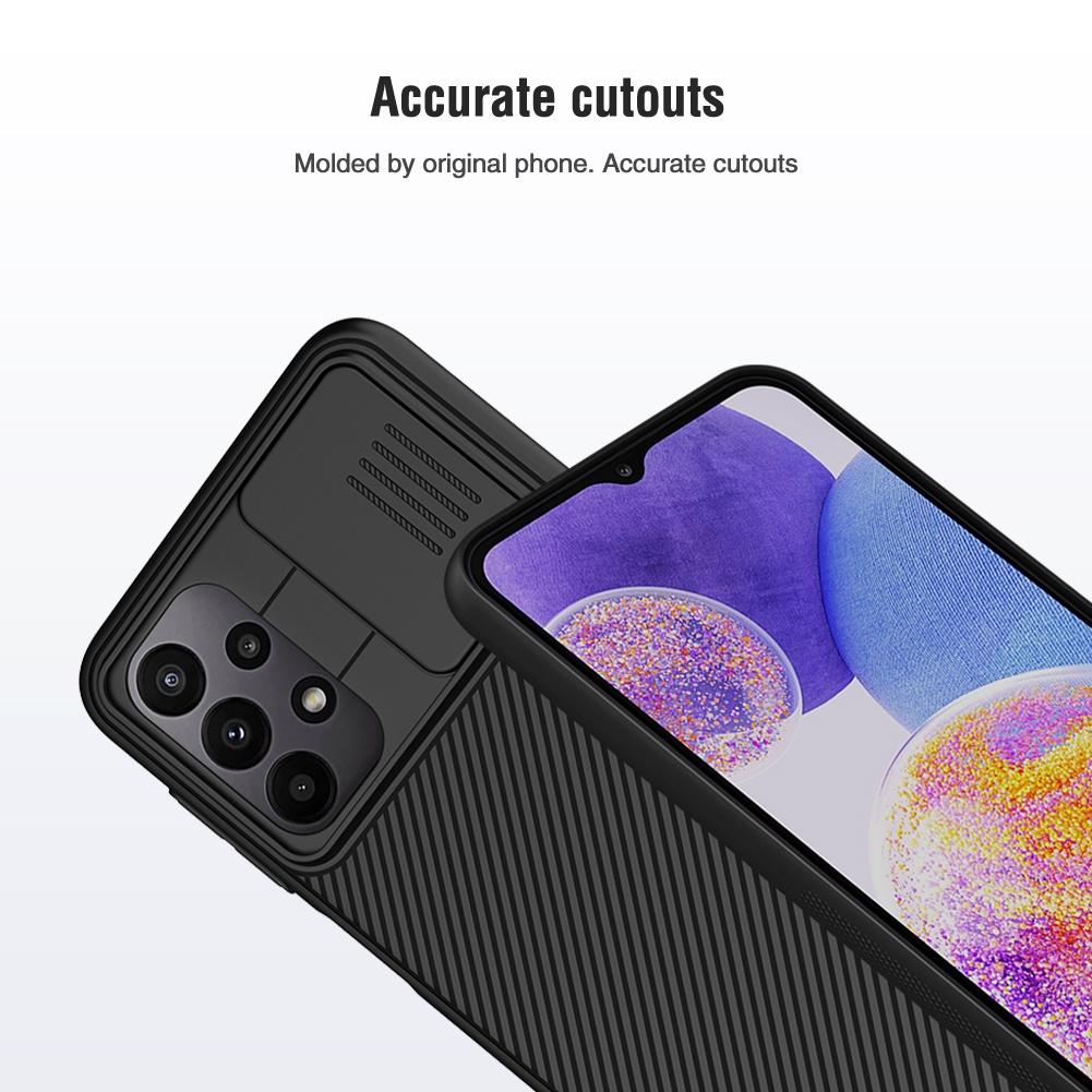 NILLKIN Чехол CamShield для Samsung Galaxy A23 4G, защитный слайдер для камеры, роскошный жесткий противоударный чехол из ПК