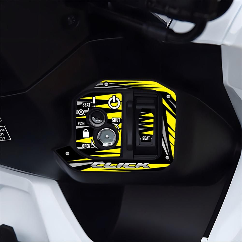 Крышка зажигания мотоцикла, светоотражающие наклейки, наклейка на отверстие для ключа мотоцикла, аксессуары для Honda Click 125i CLICK 125 i v2