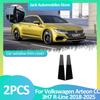 Чехол на окно автомобиля для Volkswagen VW CC Arteon 3H7 R-Line 2018~2025 Наклейки на стойки Черный Карбон Серебристый Аксессуары для средней стойки B