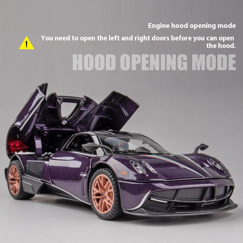 Pagani Huaya Сплав Модель Автомобиля Игрушечная Машинка для Мальчика Машина с Дверями типа «Крыло Чайки» Украшение для Автомобиля Модель Спортивного Автомобиля Подарок