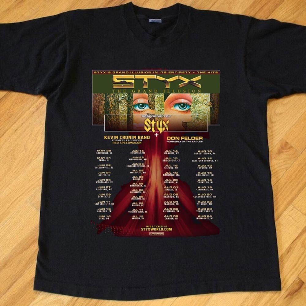 NEW Styx Band Tour 2025 Short Sleeve Gift For Fan S to 3XL T-shirt VX45 Unisex T-Shirt