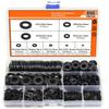 800-Piece Nylon Flat Washer Assortment Kit - Metric Sealing Washers Set with 9 Sizes M2 To M12 for Fasteners, Bolts & Screws,Non-Rubber Spacer Gaskets