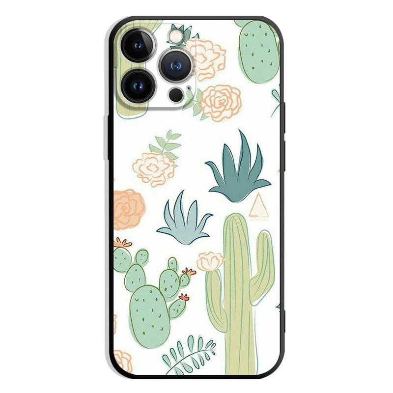 Retro Flower Leaf  Phone Case For iPhone Samsung Galaxy Redmi Xiaomi Oppo OnePlus Note S A 7 8 9 10 11 12 13 14 20 21 22 23 53 54 Pro Max Plus Ultra