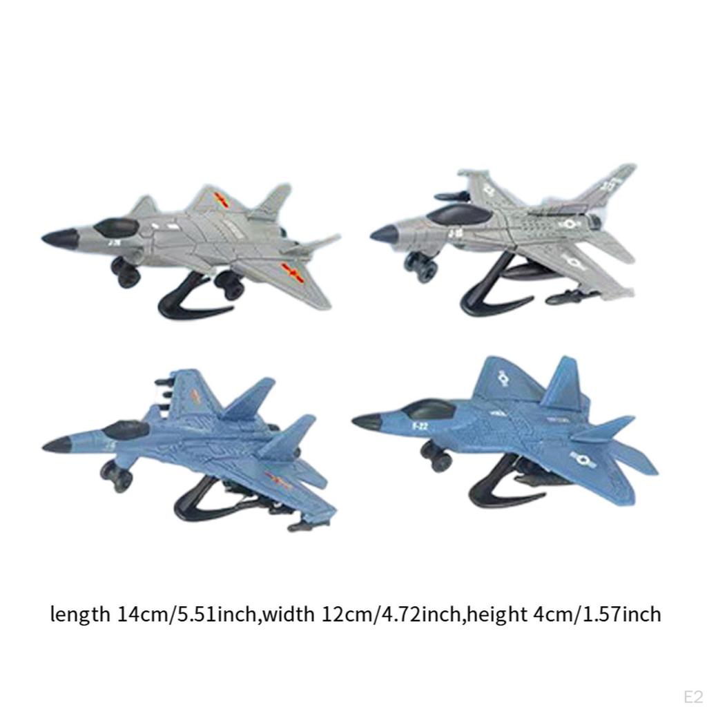 4 шт. Модель истребителя 4D Самолет Украшения Образование Домашний Декор Самолеты Коллекционные предметы для