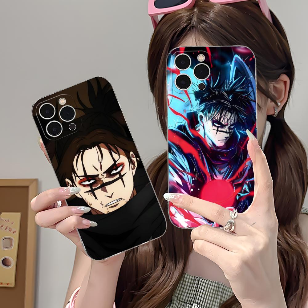 Чехол для мобильного телефона Jujutsu Kaisen Choso для iPhone 16 15 14 13 12 11 X XR XS 8 6 Pro Max Plus Mini Прозрачный Цвет Защитный Роскошный