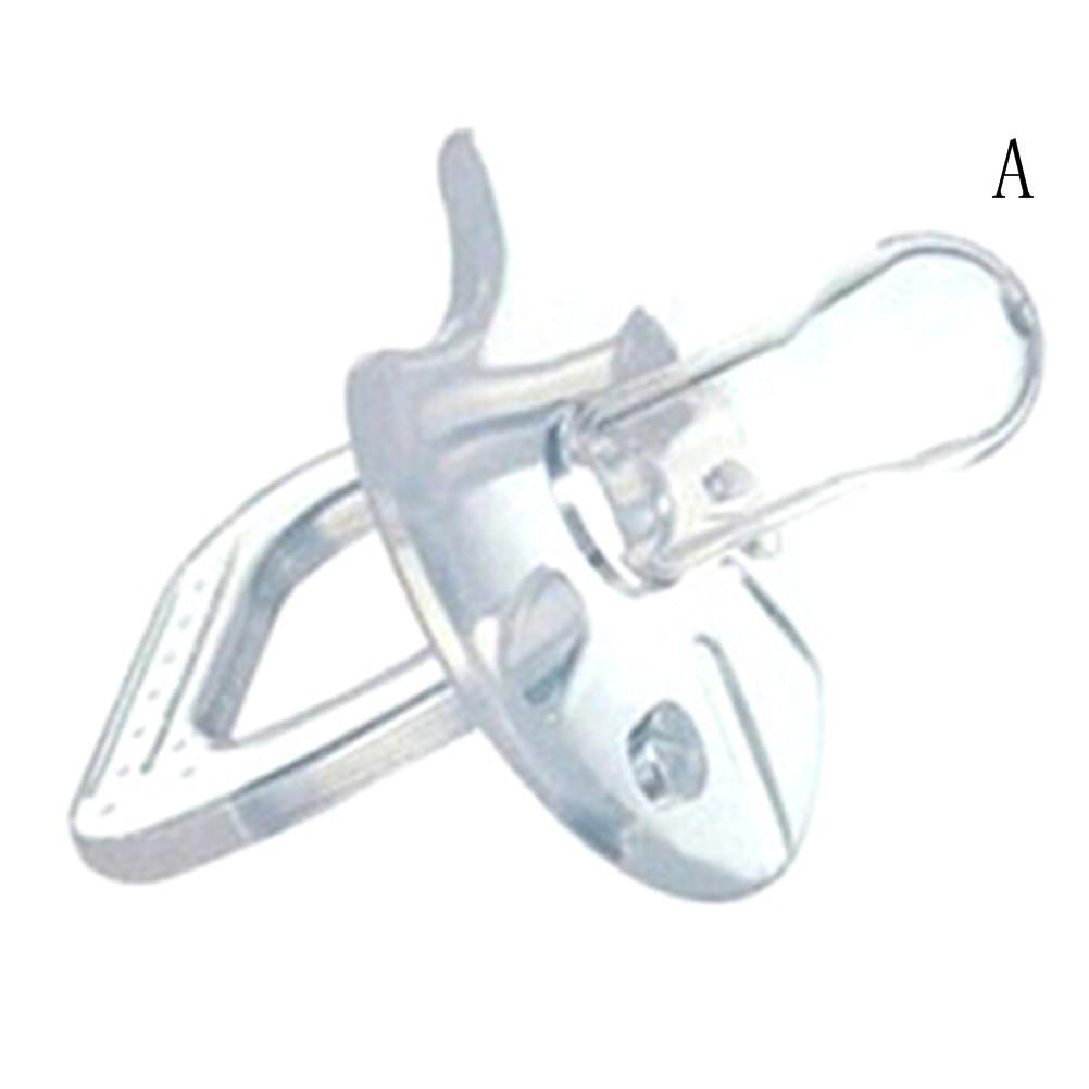 Простая прозрачная безопасная силиконовая пустышка для младенцев и малышей, плоская круглая соска