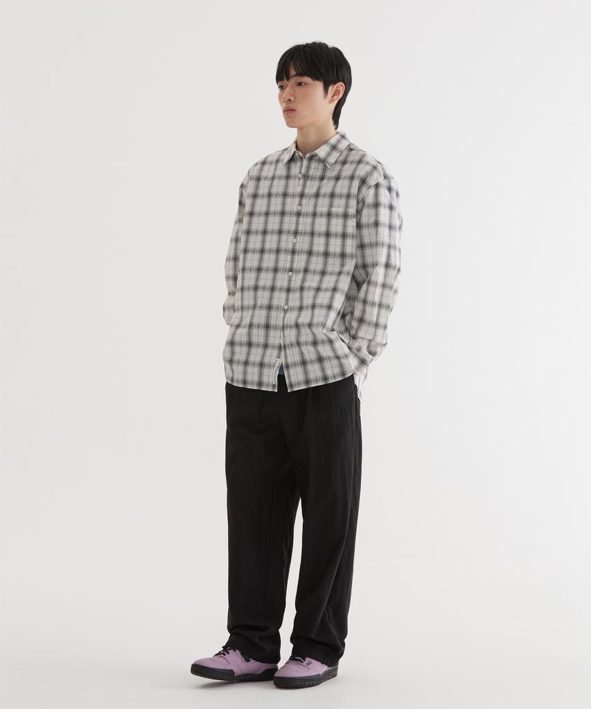 COVERNAT Semi-Wide Fluid Easy Pants Black